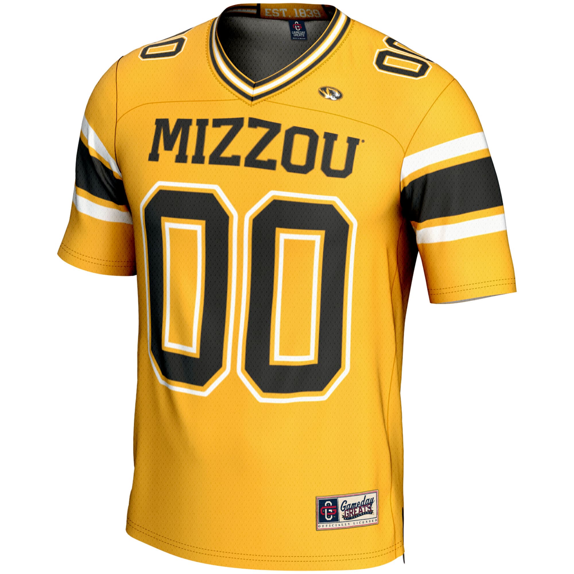Missouri Tigers GameDay Greats Youth NIL Pick-A-Player Football Jersey - Gold