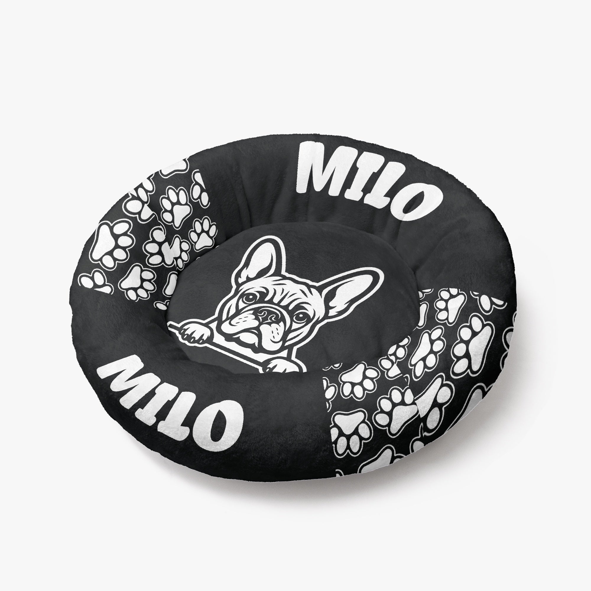 French Bulldog专属 Ace - Custom Cloud-comfort Frenchie Bed | Personaliz...