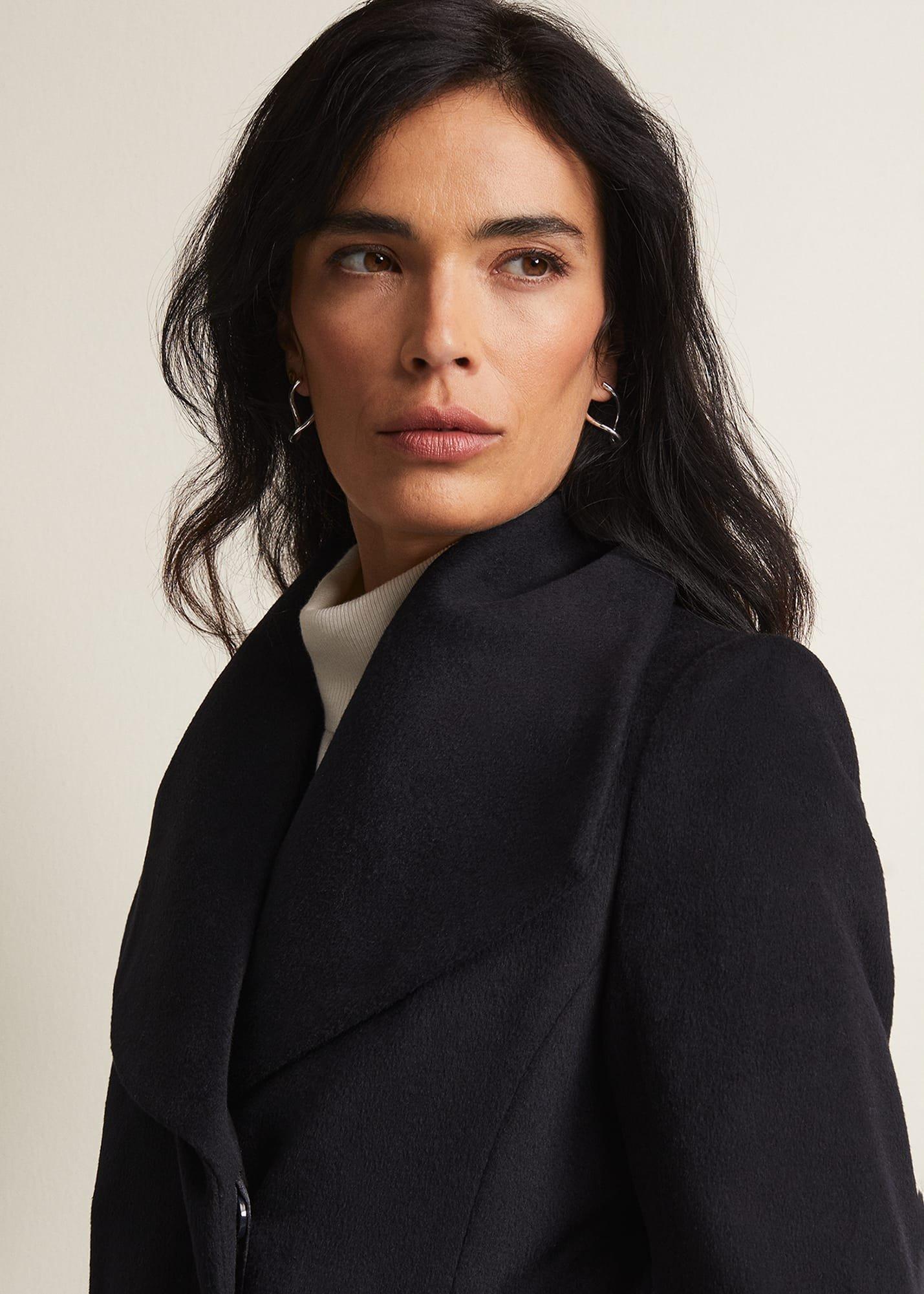 Nicci Belted Wool Coat