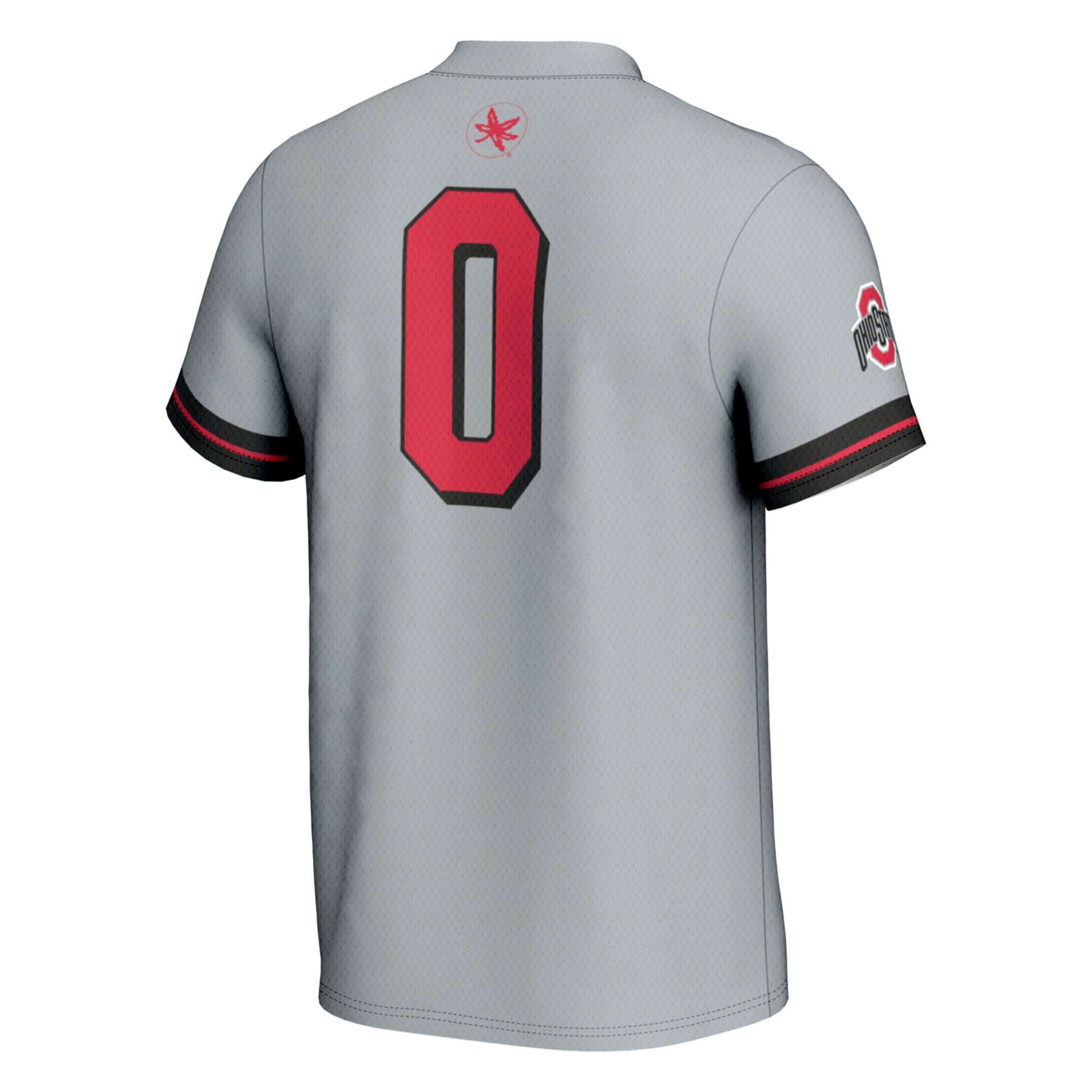 [NJP] Ohio State Buckeyes GameDay Greats Unisex Softball Lightweight Fashion Jersey - Gray