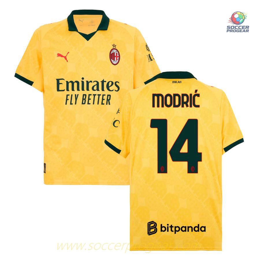 Milan AC Third Team Shirt 2025-2026 Season Modric