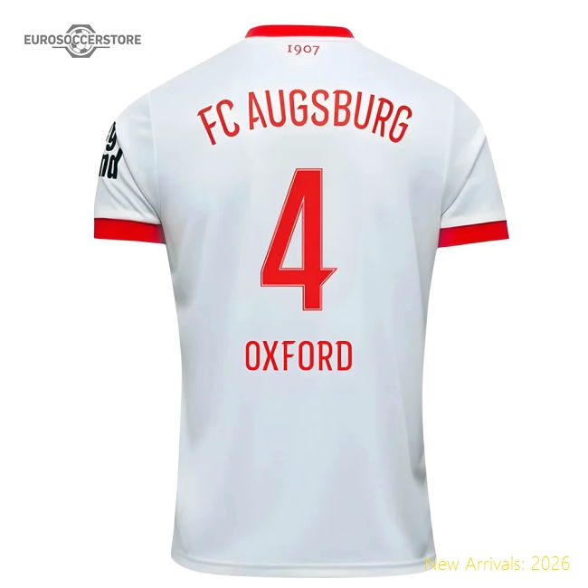 Exceptional 2025-2026 Fc Augsburg Home Shirt (oxford 4) - Affordable