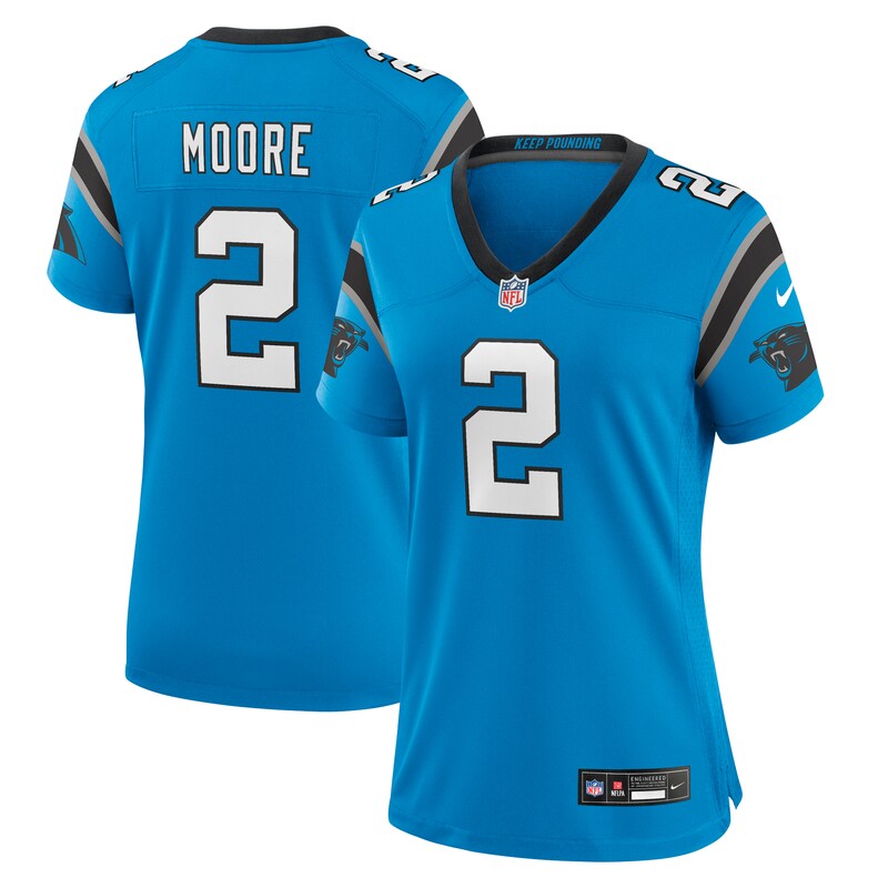 None D.J. Moore CAR Panthers Bold Premium Jersey for NFL Fans