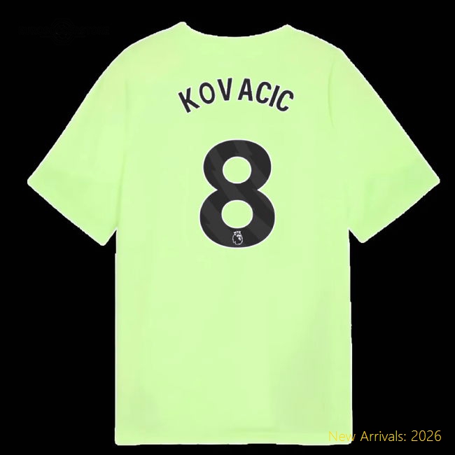 2025-2026 Man City Kids Soft Jersey Kovacic Climacool Flexible