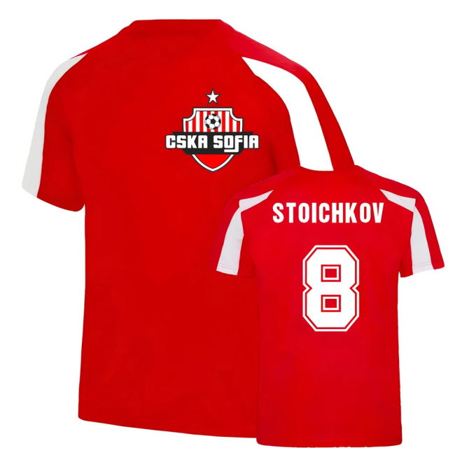 Hristo Stoichkov #8 Retro Official Merchandise Licensed Product (v9)