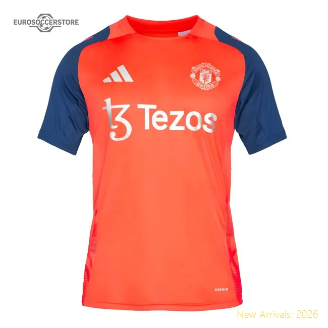 Authentic 2024-2025 Man Utd Training Authentic Uniform Red