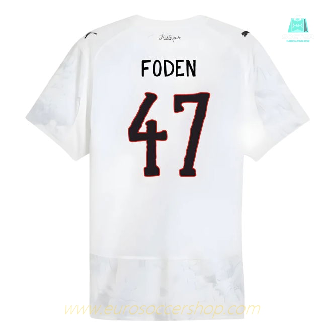 2025-2026 KIDSUPER x Manchester City CWC Authentic Shirt (White) (Foden 47)