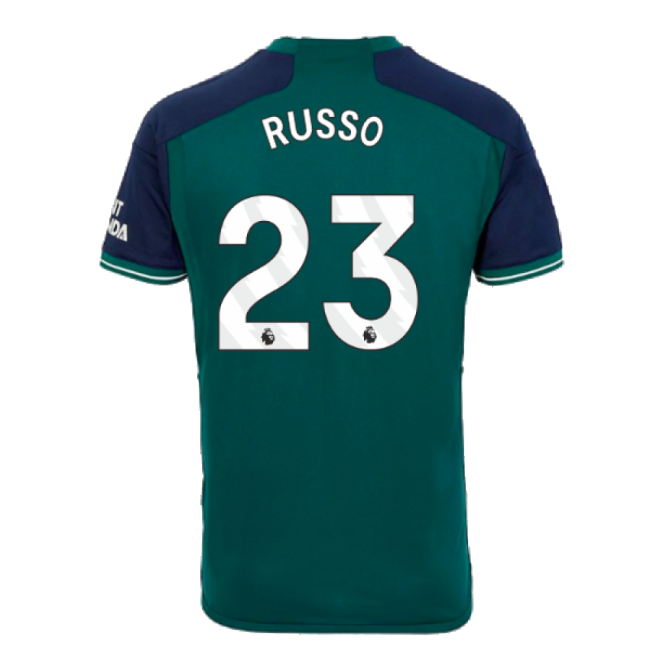 2023-20 Arsenal Third Football Kit Russo #23 L S