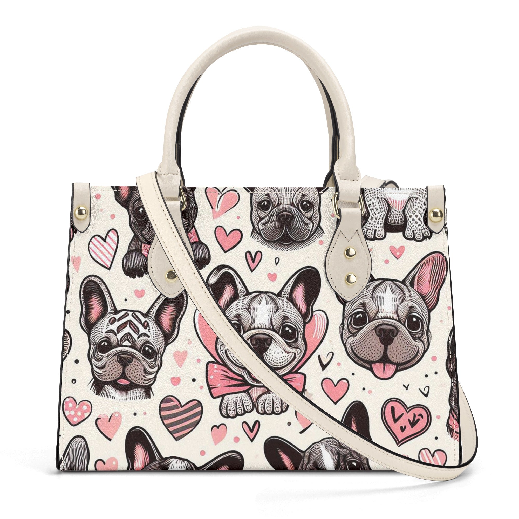 French Bulldog Lover Bailey Luxury Women Handbag Cute Frenchie Fan Gear