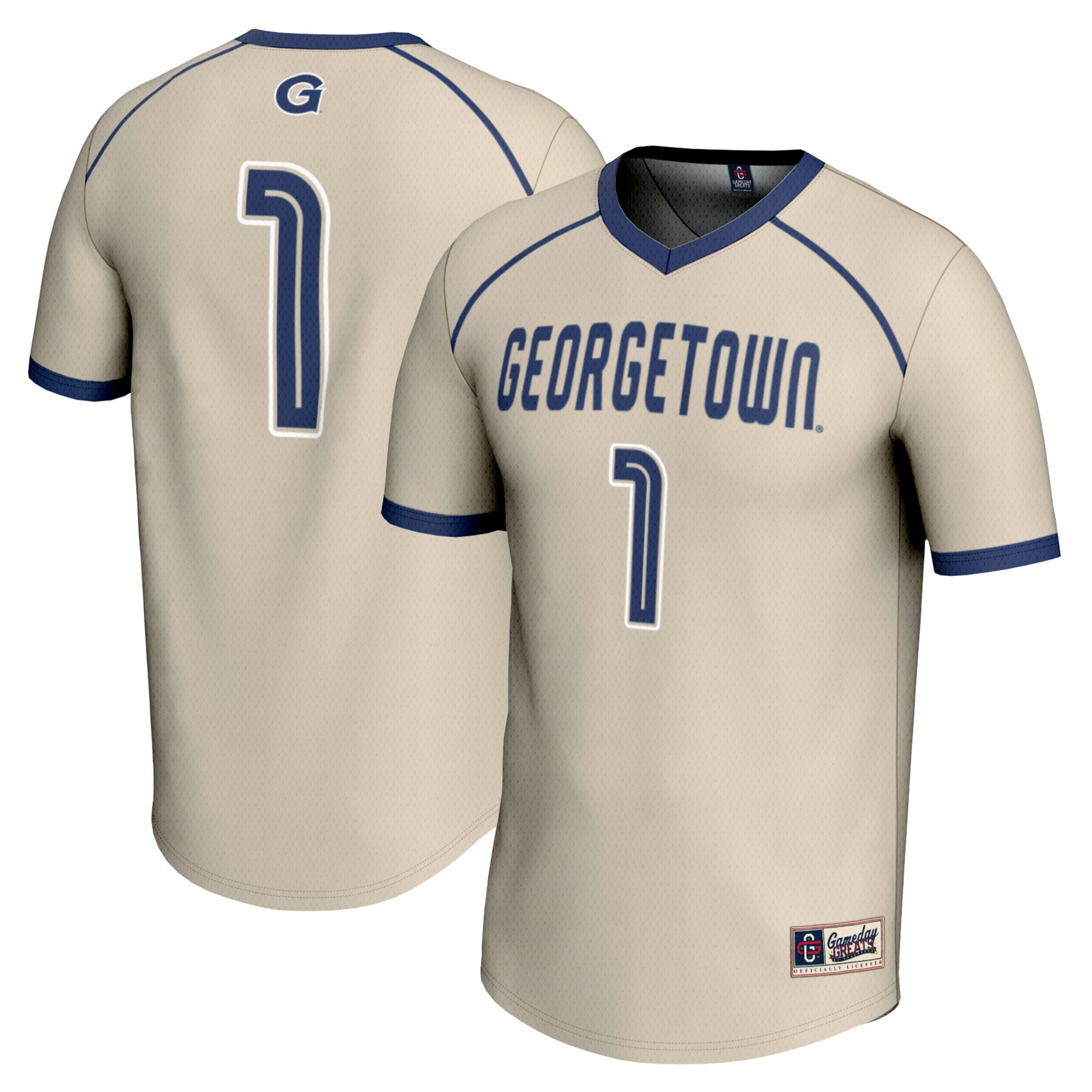 [NJP] Georgetown Hoyas GameDay Greats Lightweight Women's Lacrosse Jersey - Gray