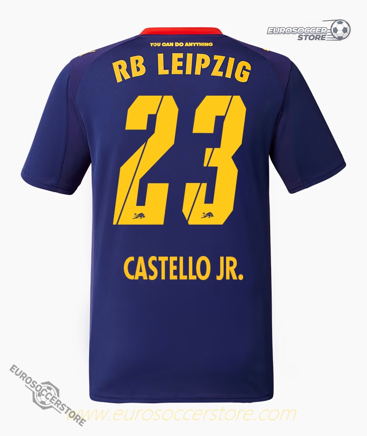 CASTELLO JR. 23 RB Leipzig Away Jersey for the 25-26 Season