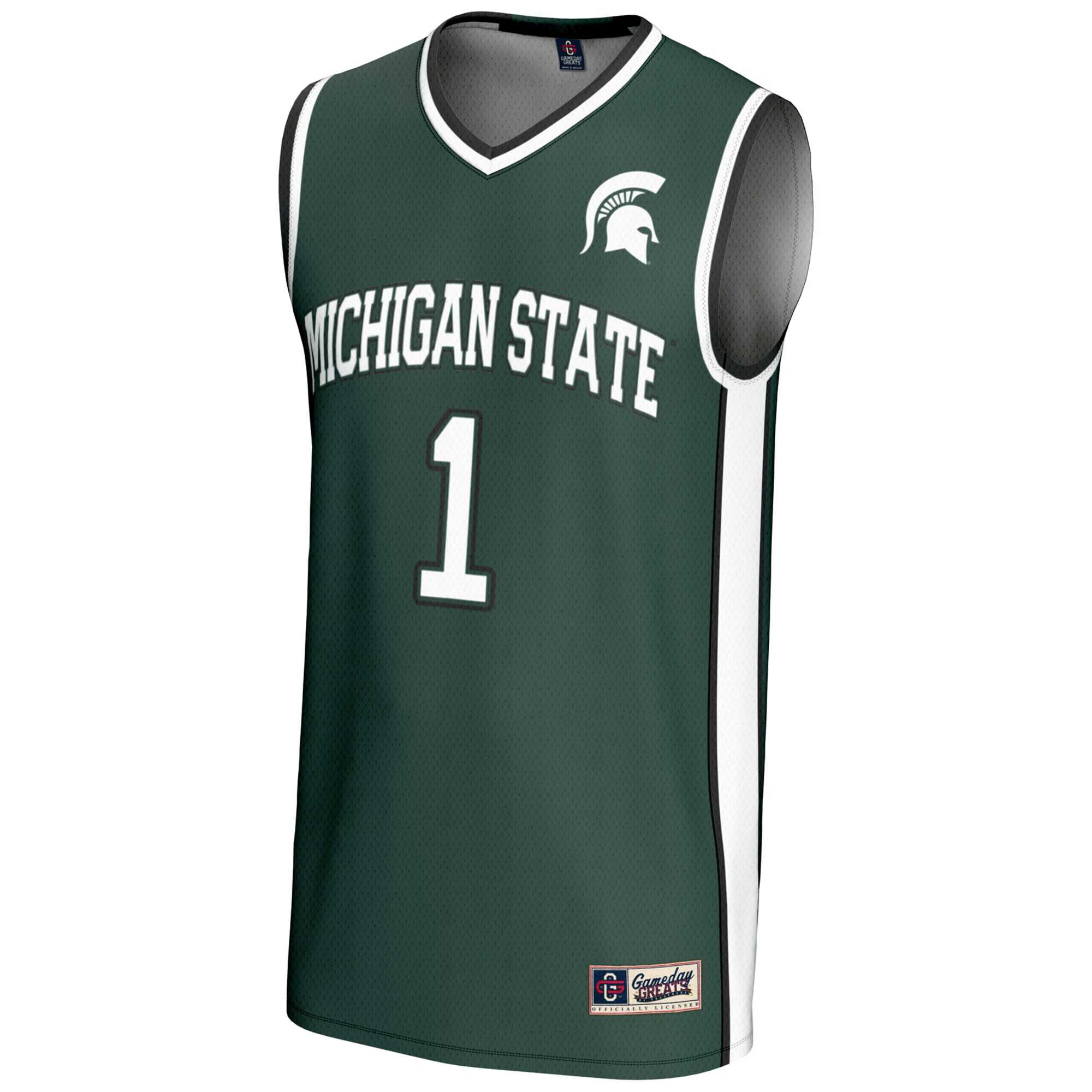 [DDG] Michigan State Spartans GameDay Greats Youth Lightweight Basketball Jersey - Green