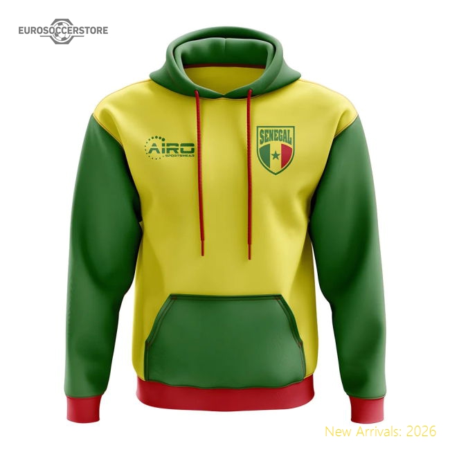 Exceptional Teranga Lions Concept Country Football Hoody (yellow)