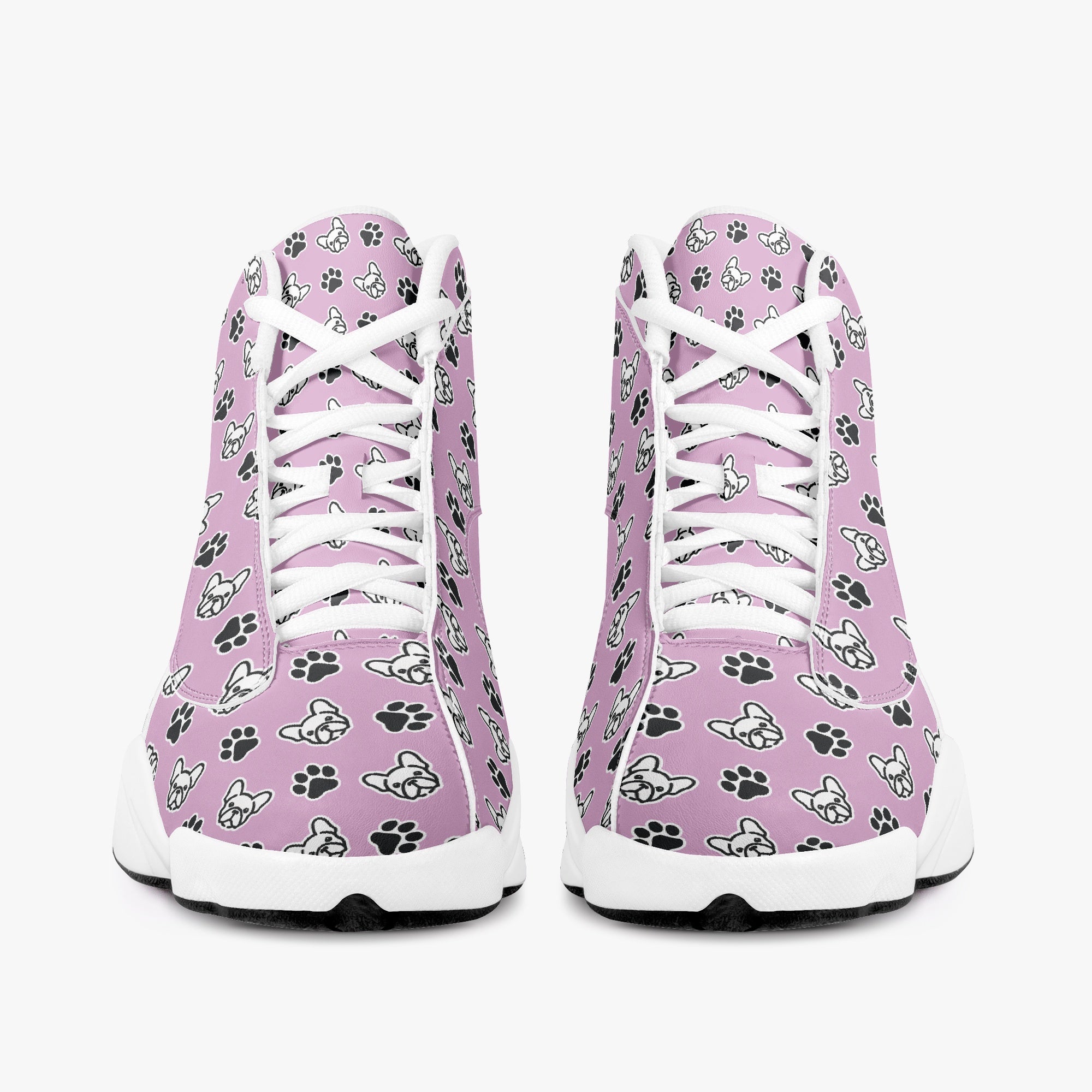 French Bulldog Lover Gaston Basketball Sneakers Everyday Footwear