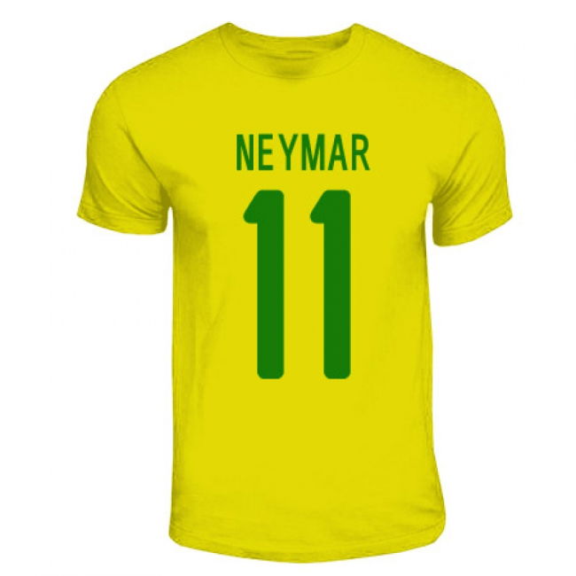 Athletic Neymar Brazil Hero T-Shirt (Yellow) High Quality
