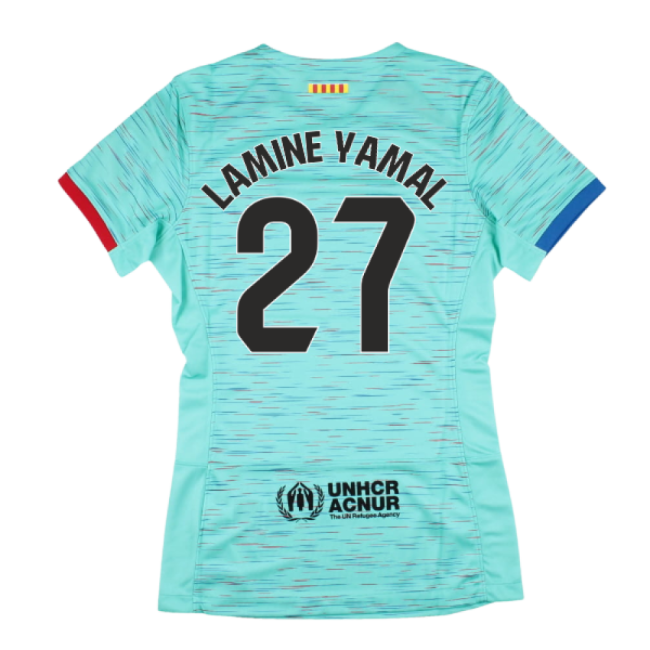 Elegant Womens Football Team Lamine Yamal Jersey 2023-2024 Flexible