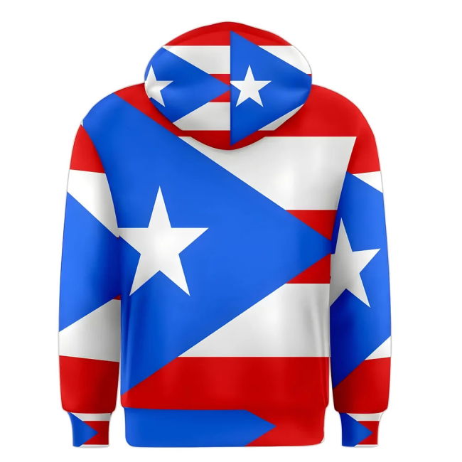 World-Class World-Class Puerto Rico Sublimated Flag Hoody