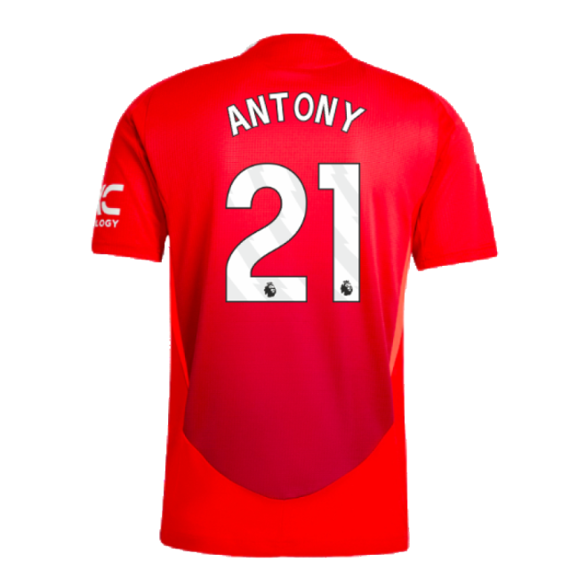 2024-2025 Man Utd Authentic Home Kit (Antony 21)