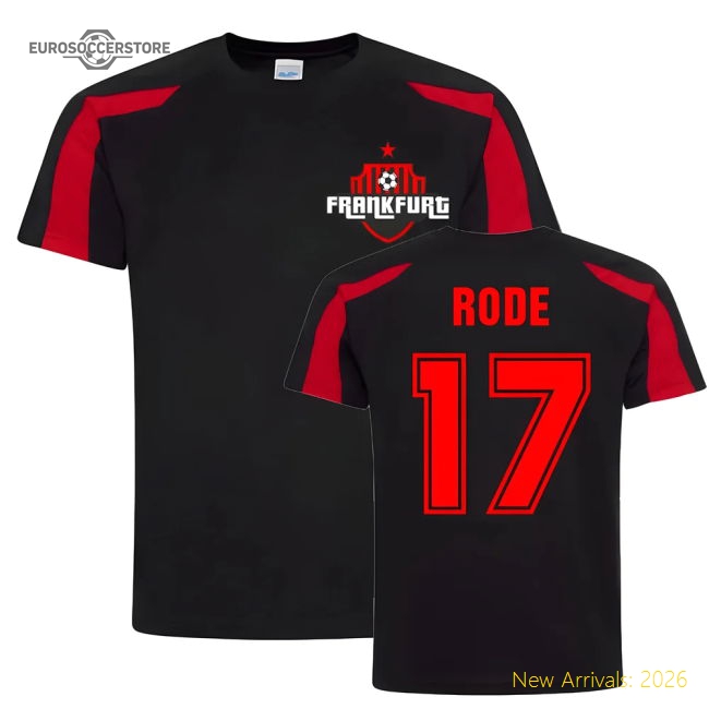 Genuine Sebastian Rode Frankfurt Sports Training Jersey (Black)