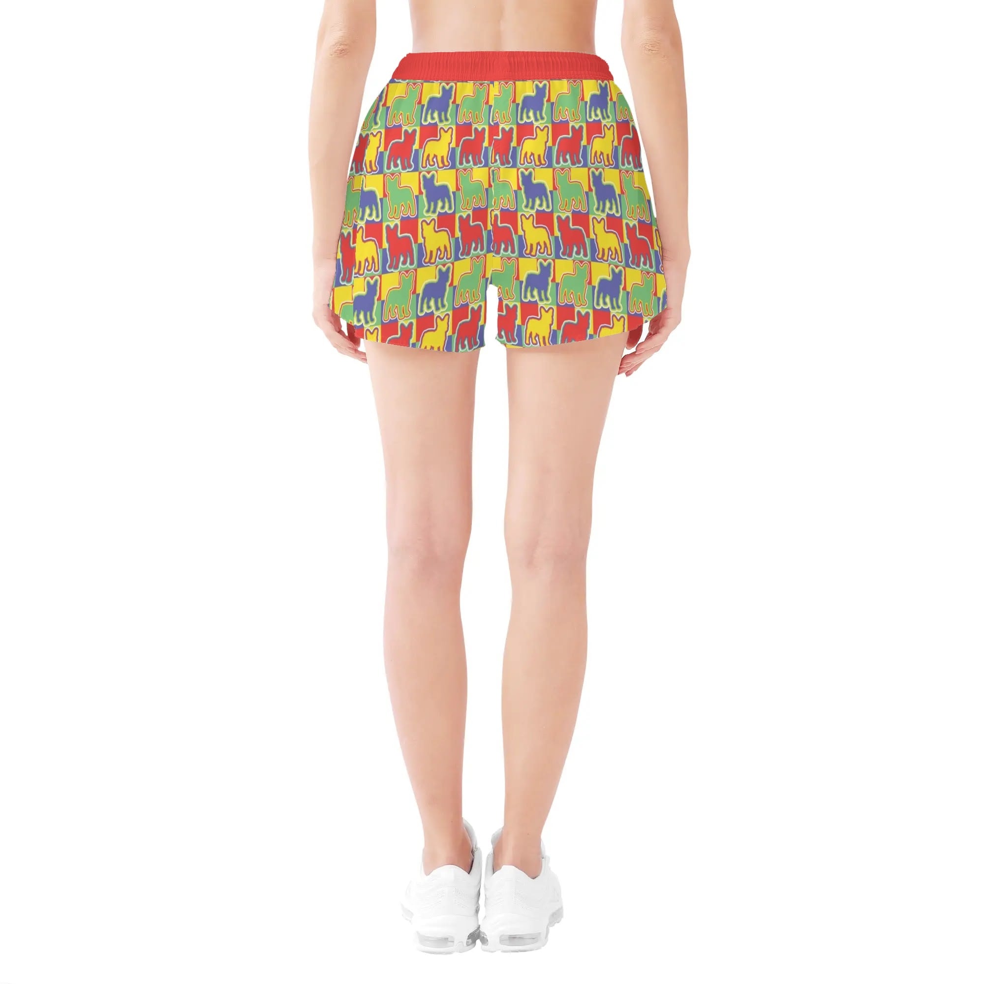 Culture-Inspired Dior - Womens Beach Shorts for French Bulldog Lovers