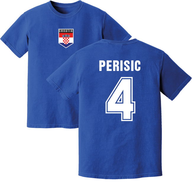 Perisic Croatia Training Jersey (Blue)
