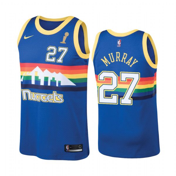 Durable Nuggets #27 Jamal Murray 2023 Finals NBA Icon Edition Jersey