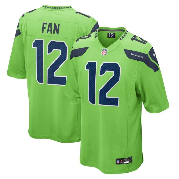 None Men's SEA Seahawks Sleek Game-Ready Jersey for NFL Fans