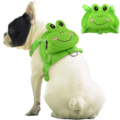 French Bulldog Backpack Harness Set