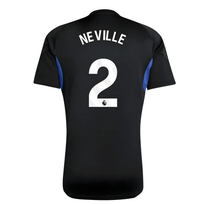 Match Quality Football Man Utd Eu Training Jersey Black Kids Nevil...