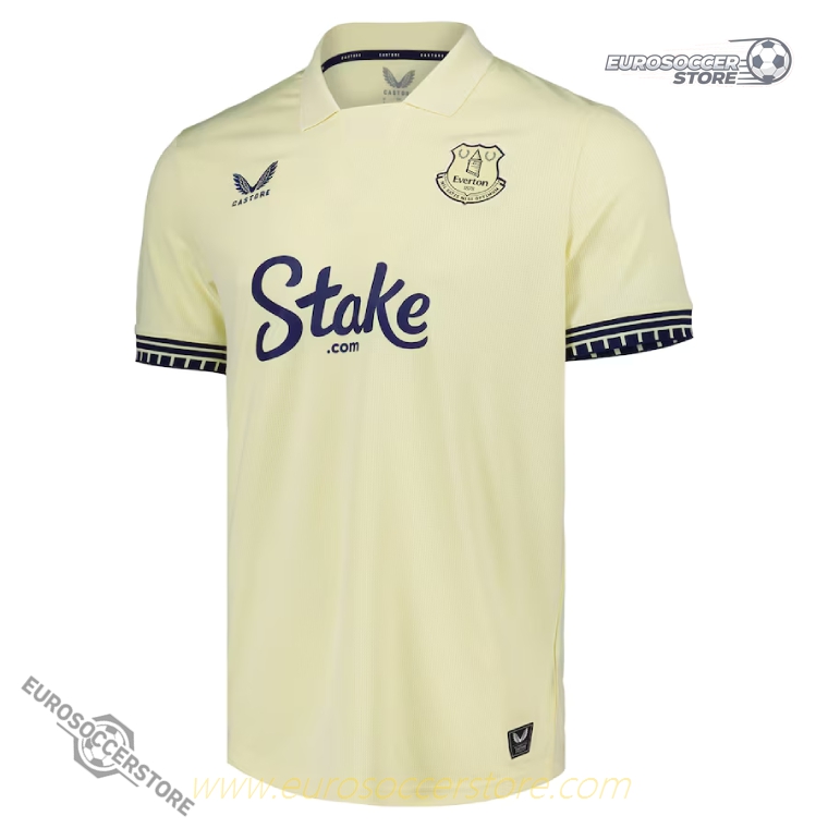 Everton's 25-26 Away Jersey with DIXON 75 Printing