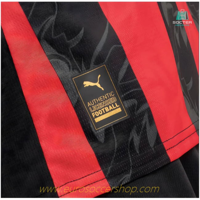 2025-2026 AC Milan Home Shirt (Weah 9)