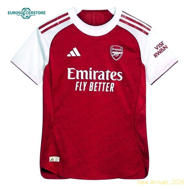 2025-2026 Arsenal Womens Premium Jersey Champions Drycell