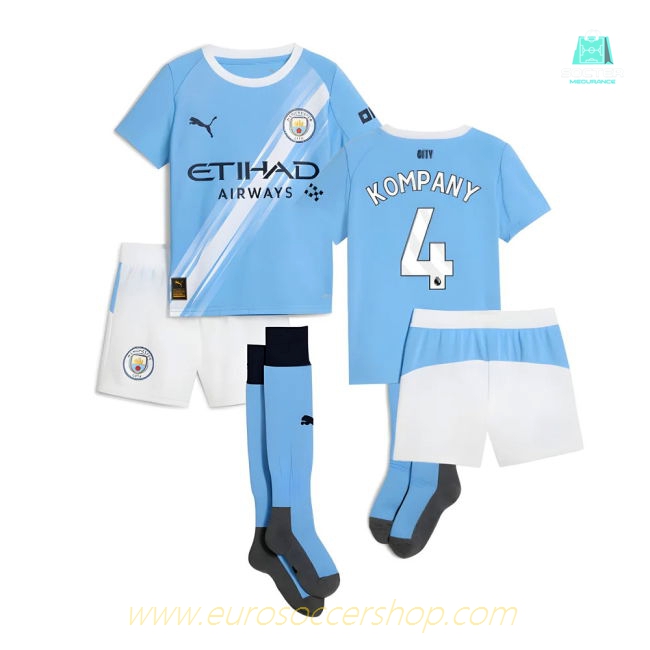 2025-2026 Man City Home Mini Kit (Kompany 4)