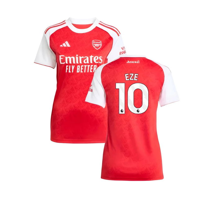 Arsenal Home Football Jersey 2025-20 - Eze #10 L M Women S