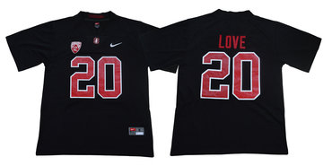 Men's None #20 Bryce Love Black 2024 high quality replica Jersey