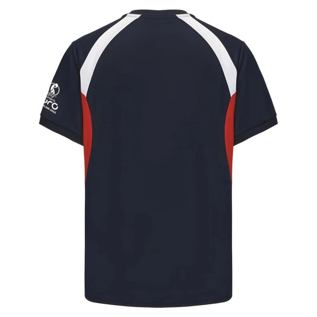 2025 England WEC Poly T-shirt (Navy) - Mens
