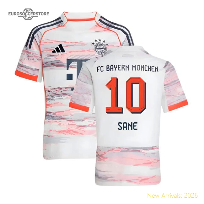 Popular 2025-2026 Bayern Munich Away Shirt (Kids) (Sane 10)