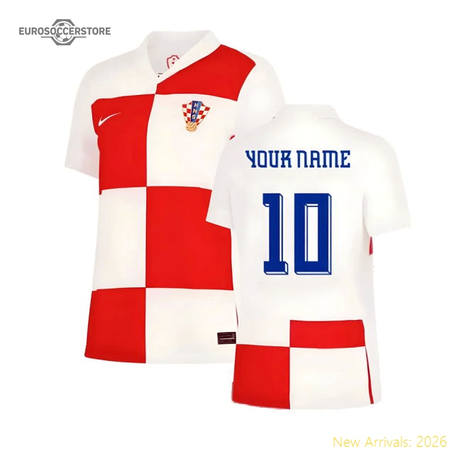 Genuine Croatia 2024-2025 Home Jersey - Breathability Modern