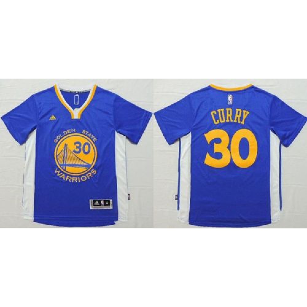 Pro Grade Stephen Curry30 Jersey Blue - - Must-Have Jersey
