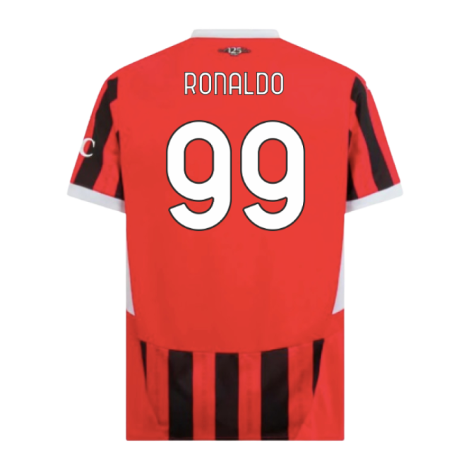 2024-2025 AC Milan Home Shirt (Ronaldo 99) Antibacterial
