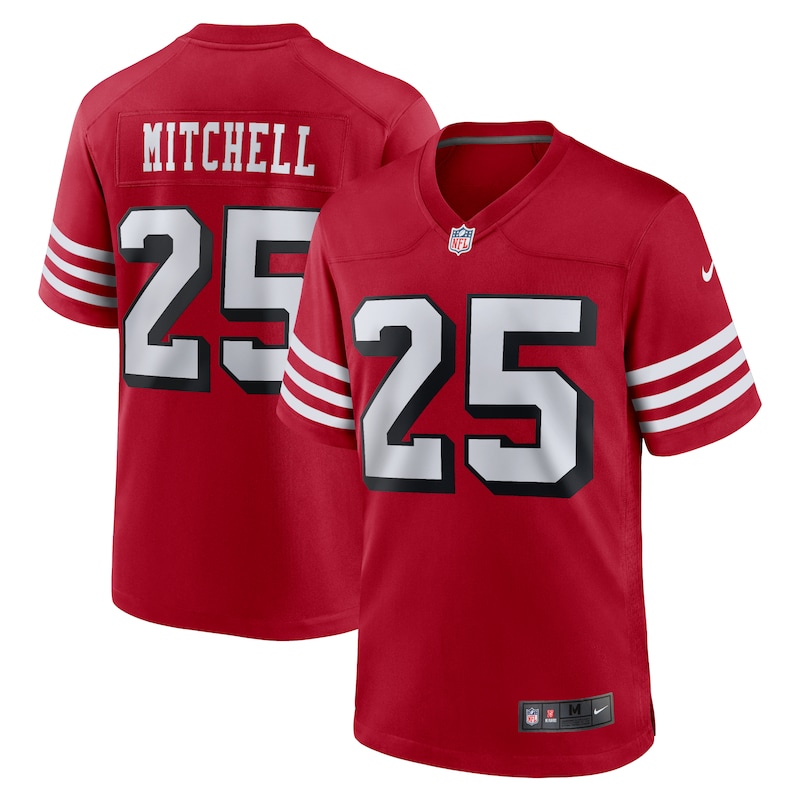Elijah Mitchell San Francisco 49ers Nike Alternate Game Jers...