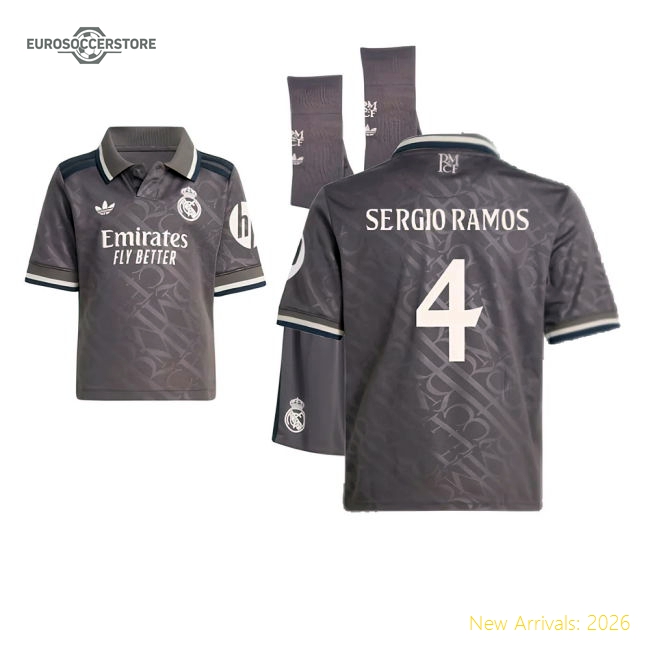 Durable Football Team Youth Sergio Ramos Jersey 2024-2025
