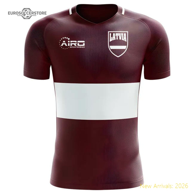 Latvia Home Concept Football Kit 2025-2026 Fan Wear Jersey
