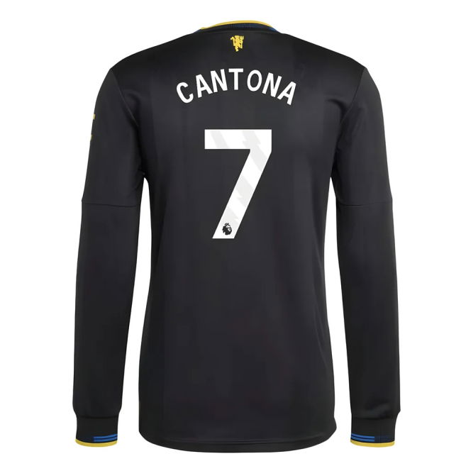 2025-20 Man Utd Third Football Shirt Cantona Name Number L M S
