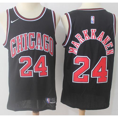Limited Stock Chicago Bulls Lauri #24 NBA Game Jersey Performance