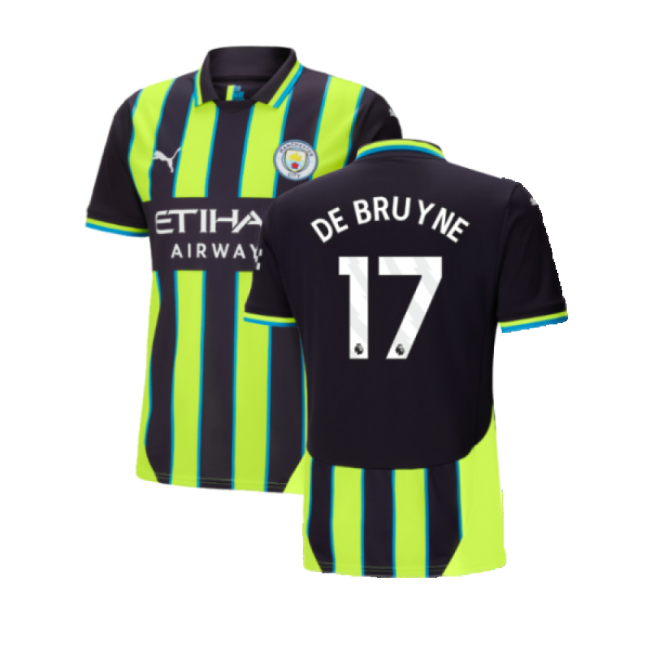 Authentic Jersey Vintage 2024-2025 Away Anti-Odor De Bruyne 17 Ad#574