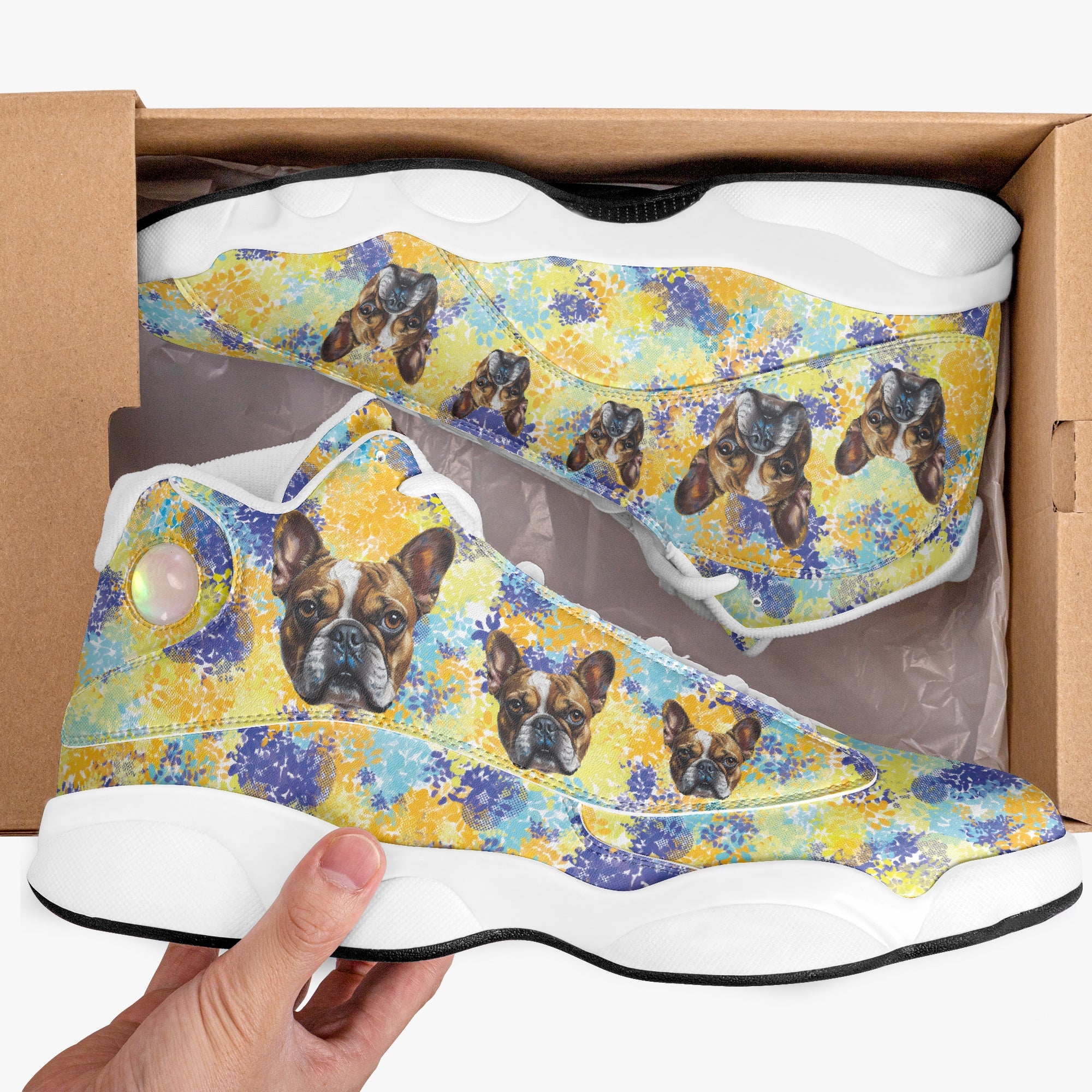 French Bulldog Lover Coco Basketball Sneakers Casual Footwear