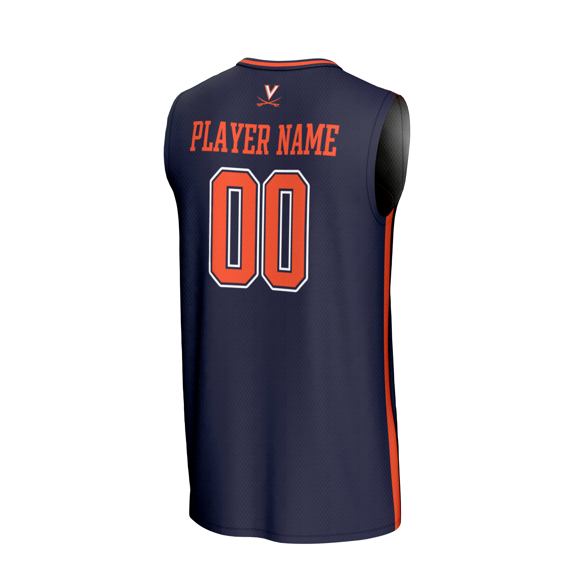 [NJP] Virginia Cavaliers GameDay Greats Youth NIL Pick-A-Player Lightweight Men's Basketball Fashion Jersey - Navy