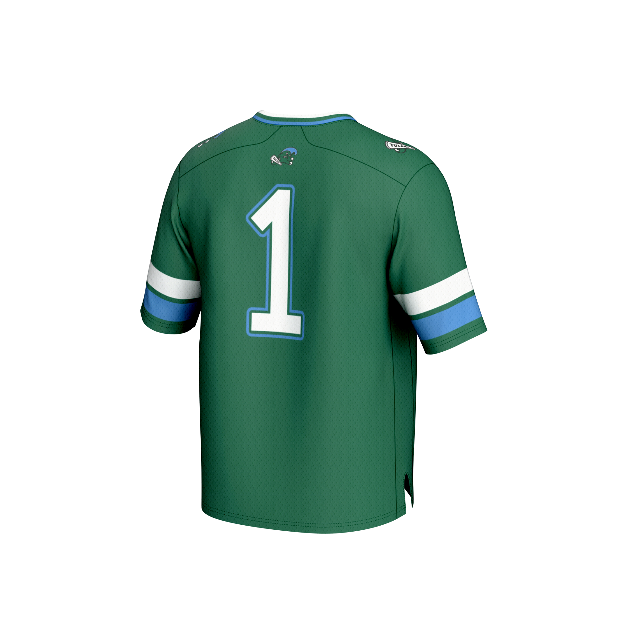 #1 Tulane Green Wave GameDay Greats Youth Collegiate Football Fashion Jersey - Green