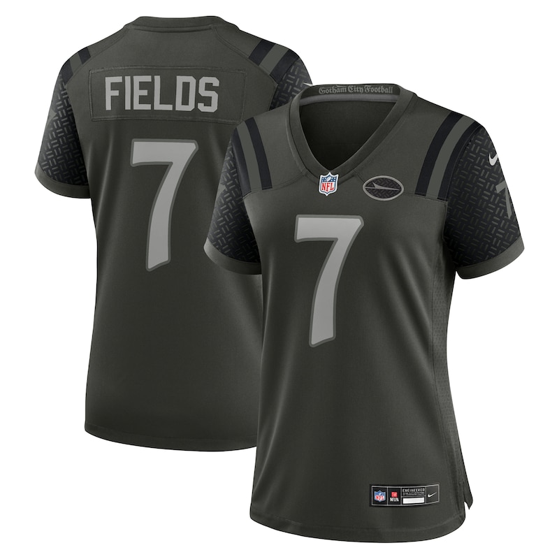 None Justin Fields NY Jets Dynamic Cost-Effective Jersey for NFL Fans